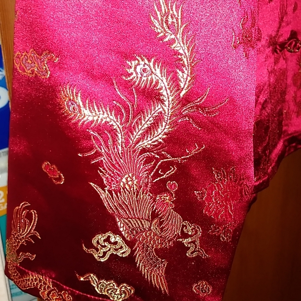 Red Chinese inspired jacket - Picture 2 of 5